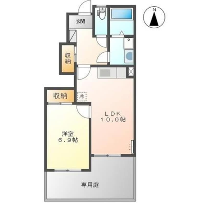 間取図 プランドール西原