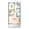 マロニエ 1LDKの間取り