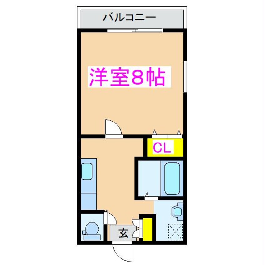 間取図 フェヴァリーⅧ