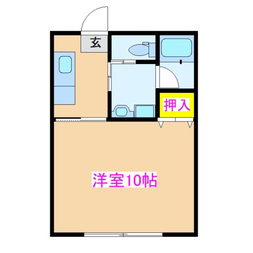 間取図 カピーレ西原
