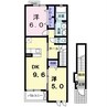 パーシモンＴ・Ｋ 2DKの間取り