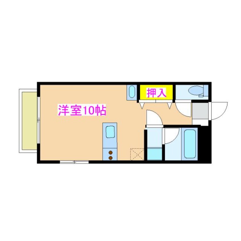 間取図 フラワーハイツ