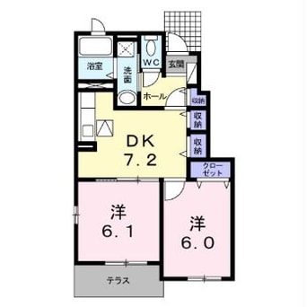 間取図 メゾンエスポワールⅡ