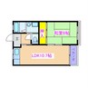 ダイヤモンドマンション 1LDKの間取り