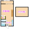 フェヴァリーロッジ 1DK+Sの間取り
