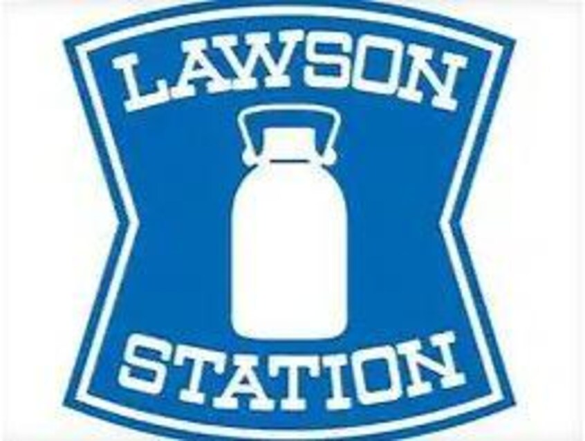 ローソン鹿屋向江町店(コンビニ)まで988m マリンアベニュー新生