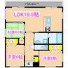 ユニオンヒルズ寿 3LDKの間取り