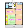 エクセレントIKEDAⅡ 3DKの間取り