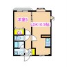 シャイニング町田　A棟 1LDKの間取り
