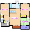 東門借家 3LDKの間取り