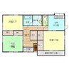 竹下貸家A棟 3Kの間取り