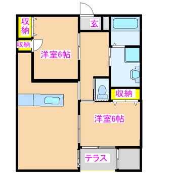 間取図 Tａｉｓｅｉ　C棟