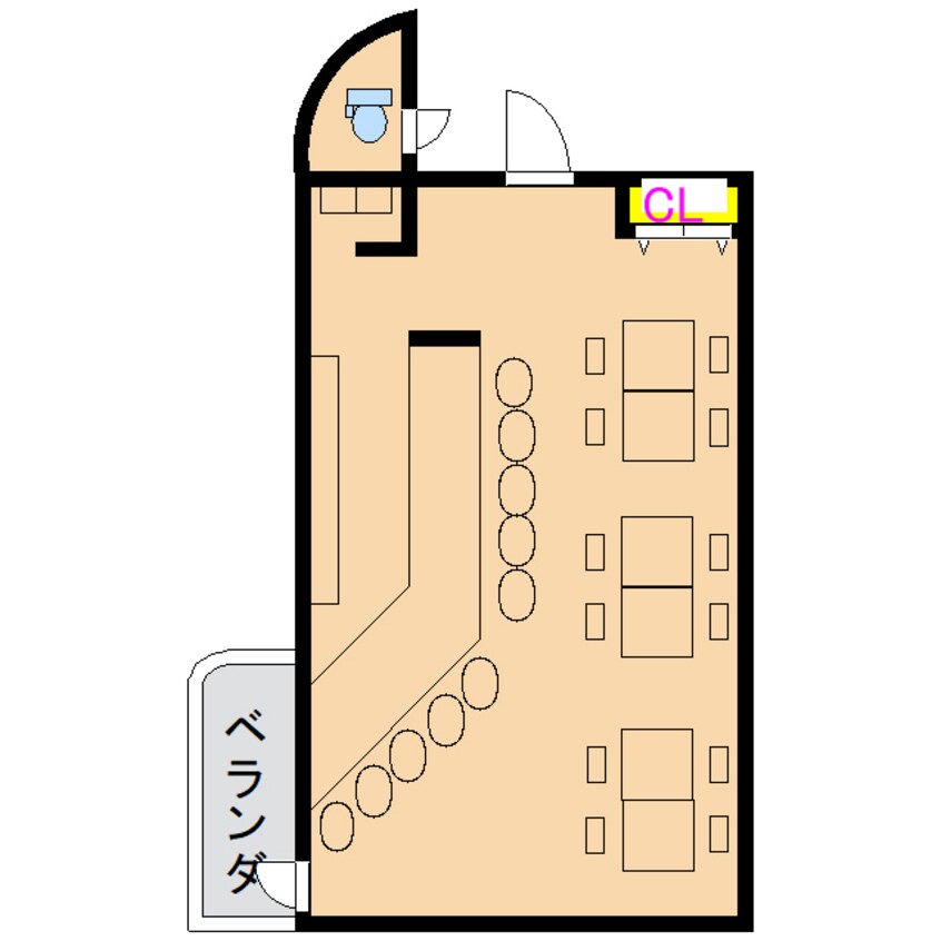 間取図 KANOYA MEZZOBLDG.