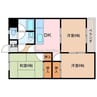 船木ハイツ1 3DKの間取り