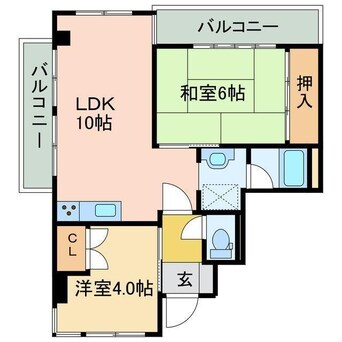 間取図 パークマンションアイワ