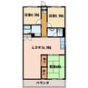 アサヒパレス庄内 3LDKの間取り