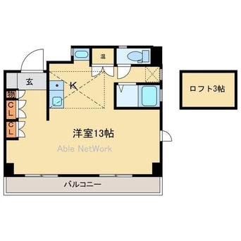 間取図 ザ・グローバル・ウエスト