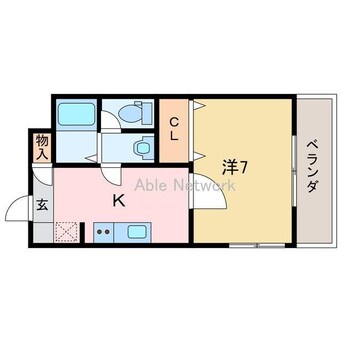 間取図 クレセントハイム