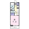 エレガンテ 1Kの間取り