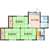 中村松木1丁目10-46貸家 3DKの間取り