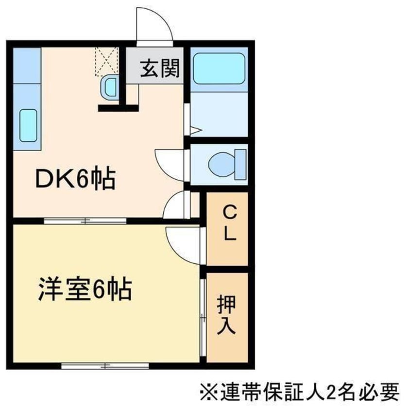 間取図 ヴィレッジ巴