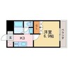 コンフォルト 1Kの間取り