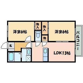 間取図 ウェルヴィラ・Ｍ