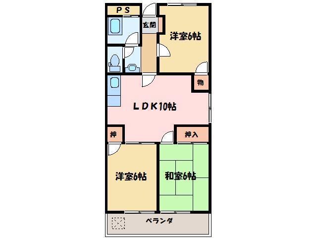 間取り図 アーバンコート中須賀