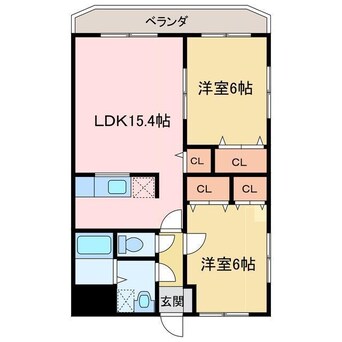 間取図 マリベールシラキ