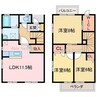 アーバンメゾン桜木 3LDKの間取り