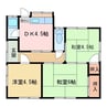 沢津町2丁目5-22貸家 3DKの間取り