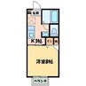 メゾントレビXI 1Kの間取り