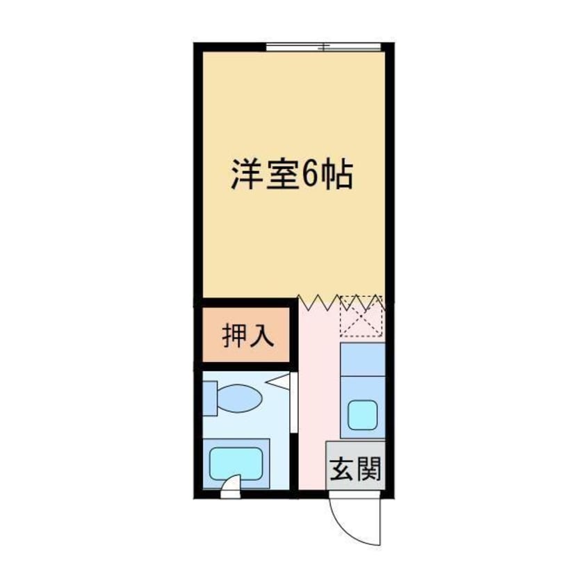 間取図 パナハイツカワサキ