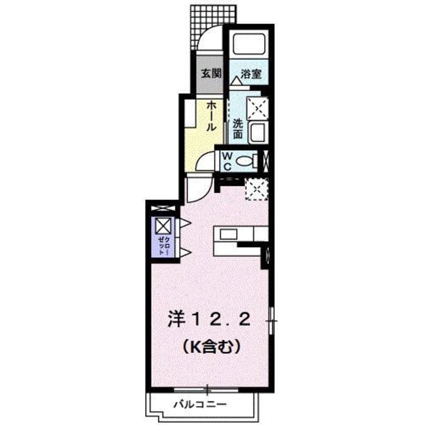 間取図 フォンテーヌ
