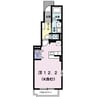 フォンテーヌ 1Rの間取り