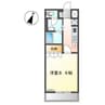 プランドール萩生 1Kの間取り