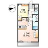 イーストリバー2 1LDKの間取り