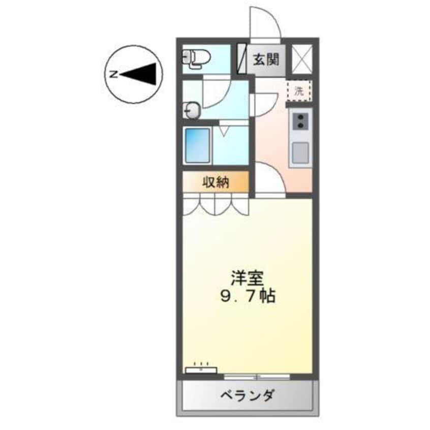 間取図 イーストリバー