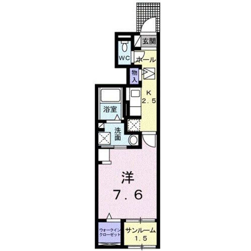間取図 サンリット峰