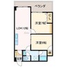 Luna et soleil 2LDKの間取り