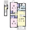 アニモ・ハウス　Ｂ 2LDKの間取り