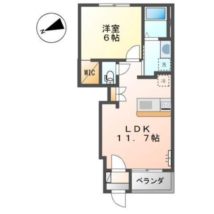間取図 コンフォルト・パーチェ