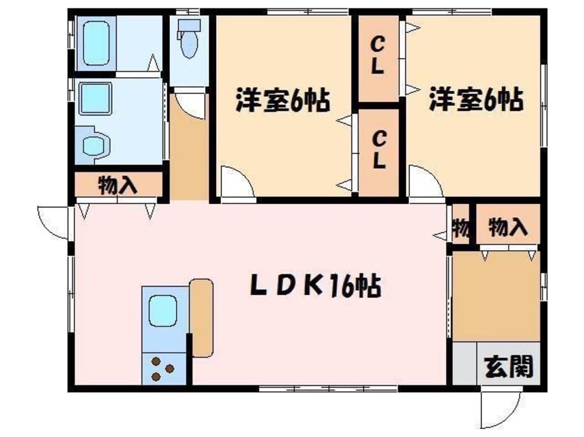 間取図 レントハウスこうの