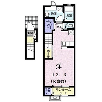 間取図 クラール泉池Ａ
