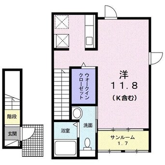 間取図 フロイデ　ＫＡＮＡＧＥＮ　III