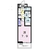 ル・ボヌール新居浜 1Kの間取り