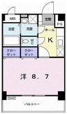 モンシェ　モア・II 1Kの間取り