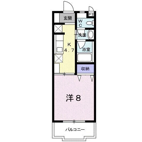 間取り図 クレア・ド・ルーン庄内