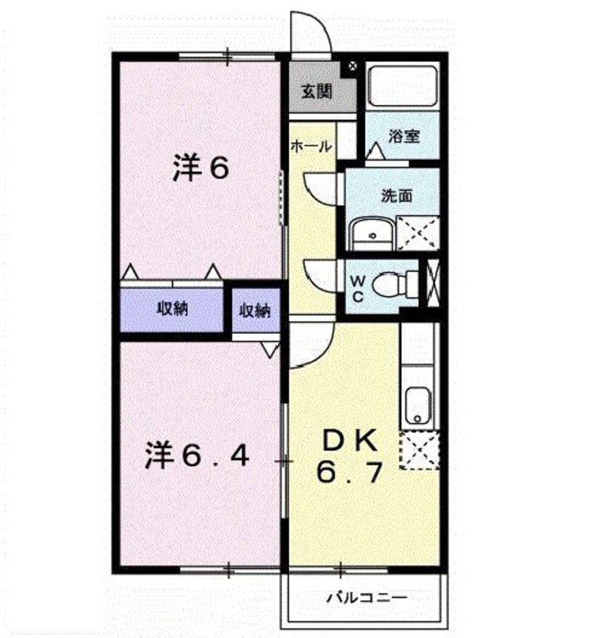 間取図 広瀬ガーデンハイツ