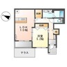 リバティハイツ 1LDKの間取り